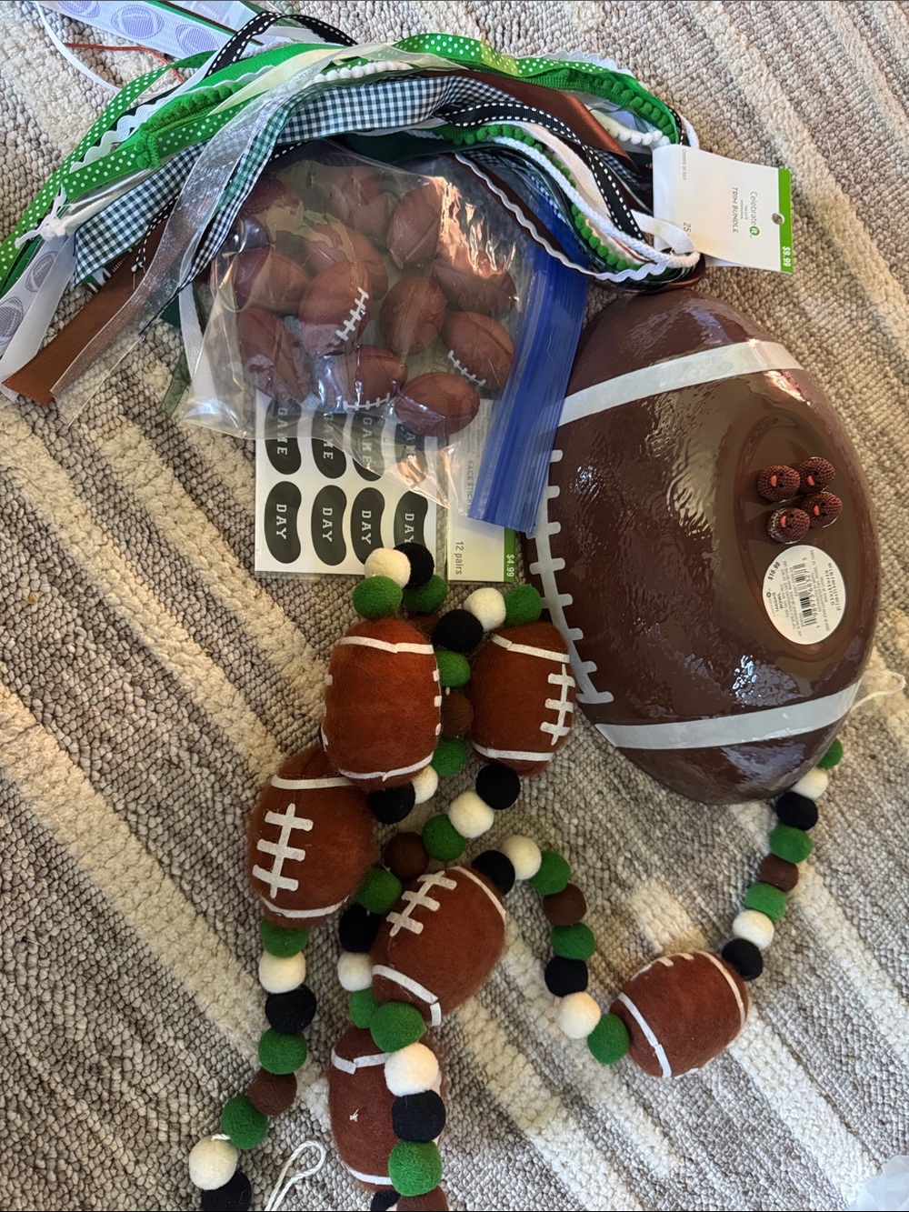 Football party decor